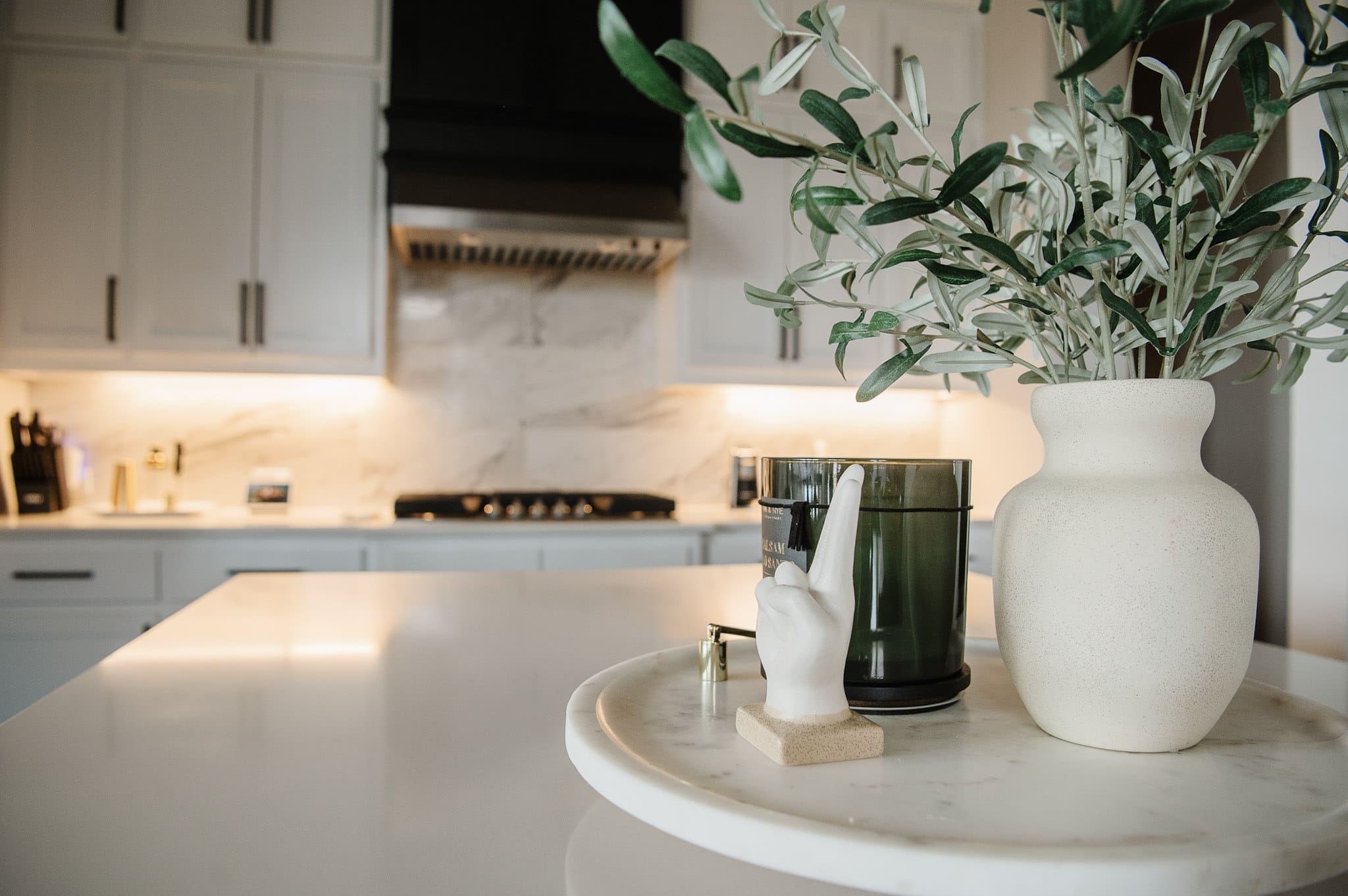 Modern kitchen counter styled by Edit + Style